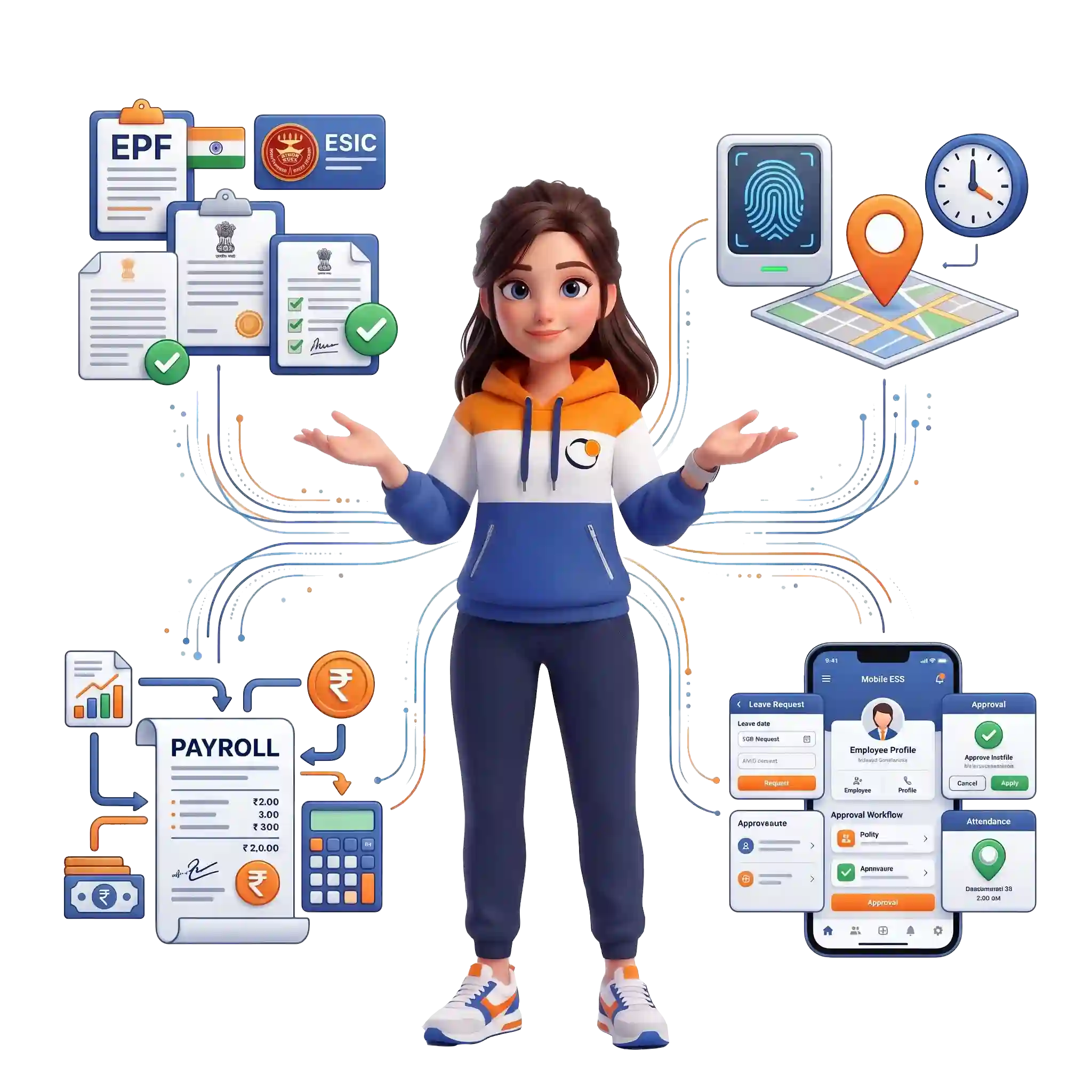 OceanHR Dashboard Features